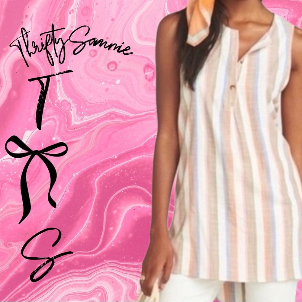 ✨💞Show Me Your Mumu Striped Tunic Top XS tank top